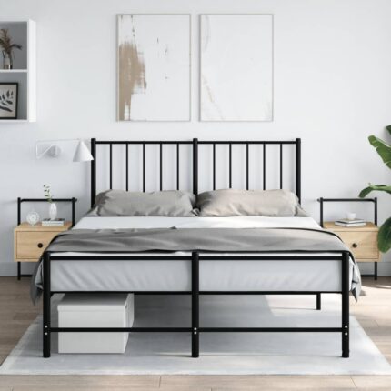 Table de chevet murale 2 pcs chêne sonoma 35x30x51 cm