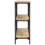 Table console chêne sonoma 150x29x75 cm bois d'ingénierie – Image 3
