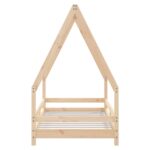 Cadre de lit pour enfant 80x160 cm bois de pin massif – Image 2