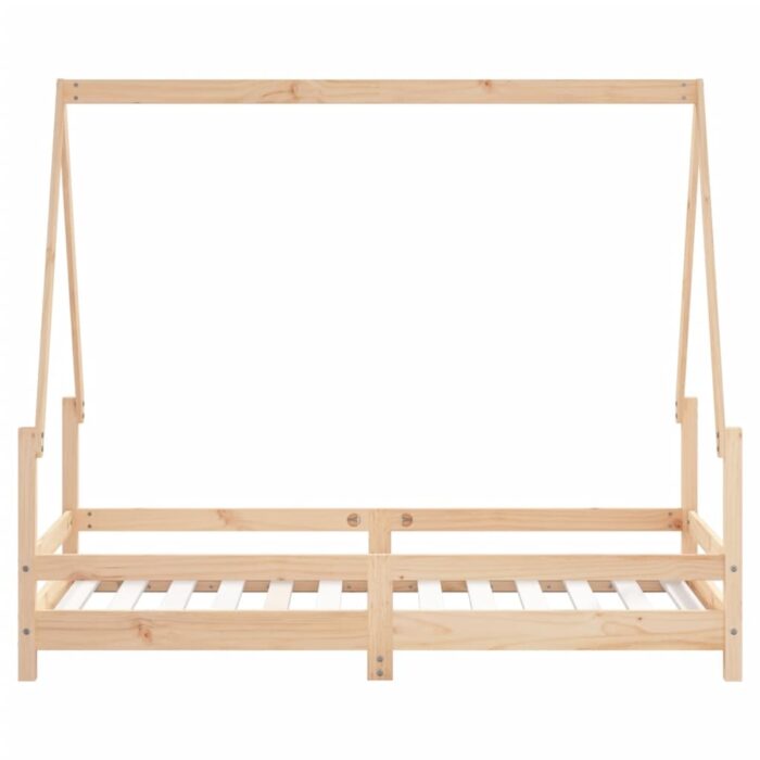 Cadre de lit pour enfant 80x160 cm bois de pin massif – Image 3