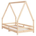 Cadre de lit pour enfant 80x160 cm bois de pin massif – Image 4