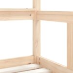 Cadre de lit enfant avec tiroirs 70x140 cm bois de pin massif – Image 6
