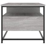 Table basse sonoma gris 100x51x45 cm bois d'ingénierie – Image 5