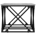 Table basse sonoma gris 100x49x40 cm bois d'ingénierie – Image 3