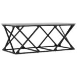 Table basse sonoma gris 100x49x40 cm bois d'ingénierie – Image 4