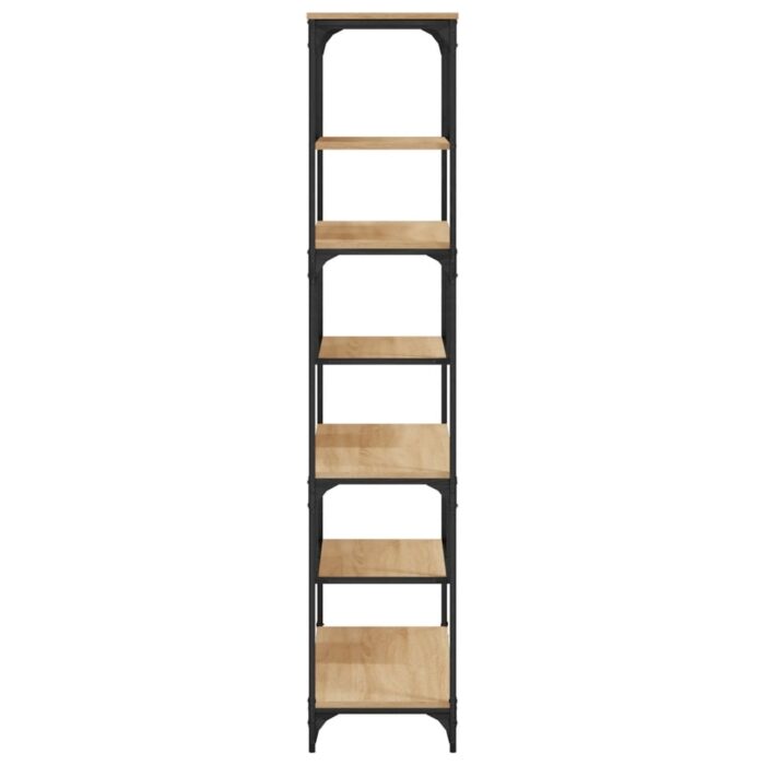 Bibliothèque chêne sonoma 81x36x176 cm bois d'ingénierie – Image 2
