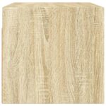 Armoire murale avec portes en verre chêne sonoma 68,5x37x35 cm – Image 5