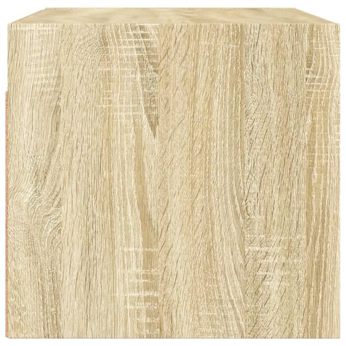 Armoire murale avec portes en verre chêne sonoma 68,5x37x35 cm – Image 5