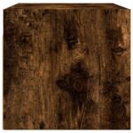 Armoires murales et portes vitrées 2pcs chêne fumé 68,5x37x35cm – Image 6