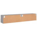Meubles TV muraux 2pcs sonoma gris 80x30x30cm bois d'ingénierie – Image 8