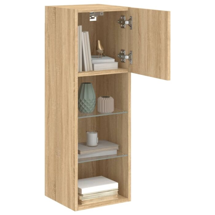 837005_4.jpg Meuble TV avec lumières LED chêne sonoma 30,5x30x90 cm – Image 4