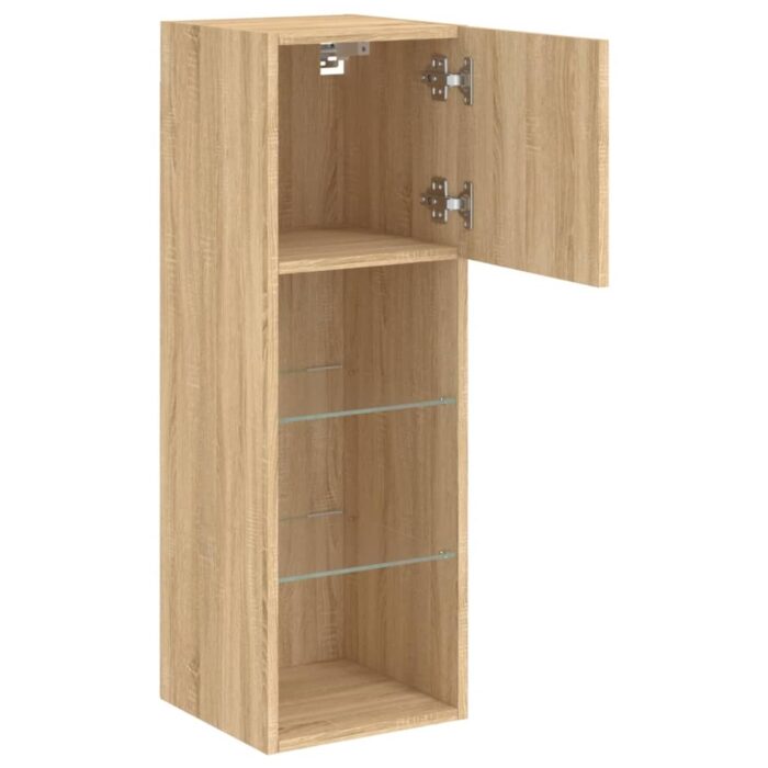 837005_6.jpg Meuble TV avec lumières LED chêne sonoma 30,5x30x90 cm – Image 6