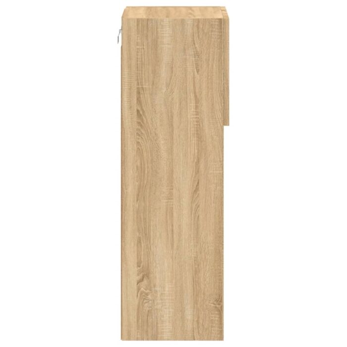 837005_8.jpg Meuble TV avec lumières LED chêne sonoma 30,5x30x90 cm – Image 8