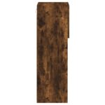 Meubles TV avec lumières LED 2 pcs chêne fumé 30,5x30x90 cm – Image 8