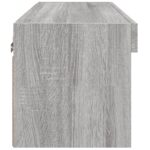 Meuble TV avec lumières LED sonoma gris 60x30x30 cm – Image 7