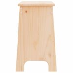 Banc d'entrée 100x28x45 cm bois de pin massif – Image 3