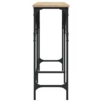 Table console chêne sonoma 180x29x75 cm bois d'ingénierie – Image 3