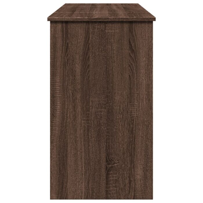 Coiffeuse avec miroir chêne marron 100x45x76 cm – Image 4