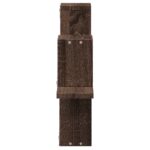 Étagère murale chêne marron 104,5x10x43 cm bois d'ingénierie – Image 4