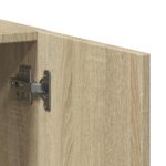 Armoire de classement chêne sonoma 60x32x115 cm bois ingénierie – Image 6