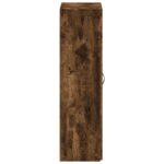 Armoire de classement chêne fumé 60x32x115 cm bois d'ingénierie – Image 3