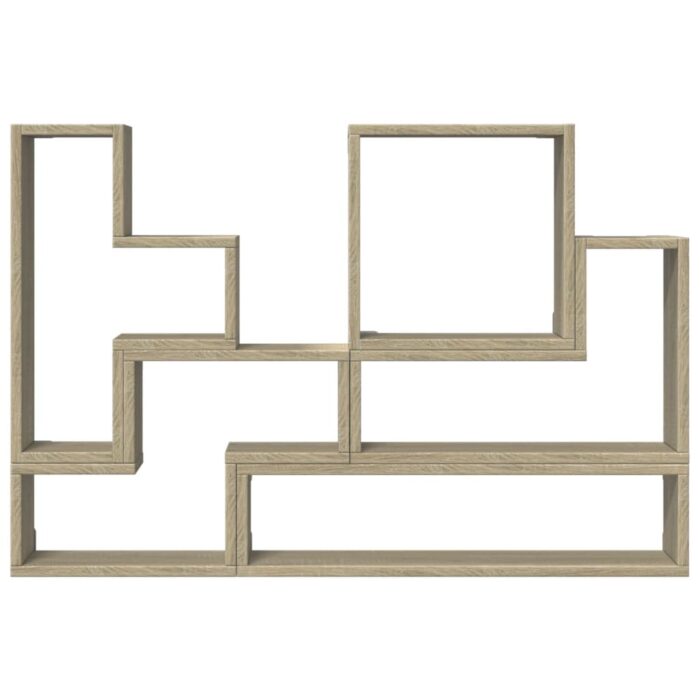 Étagère murale chêne sonoma 96x12x64 cm bois d’ingénierie – Image 3