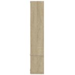Étagère murale chêne sonoma 96x12x64 cm bois d’ingénierie – Image 5