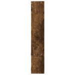Étagère murale chêne fumé 96x12x64 cm bois d'ingénierie – Image 5