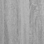 Table basse sonoma gris 100x55x50 cm bois d'ingénierie et métal – Image 8
