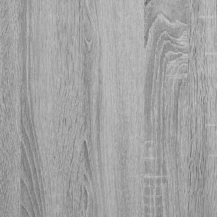 Table basse sonoma gris 100x55x50 cm bois d'ingénierie et métal – Image 8