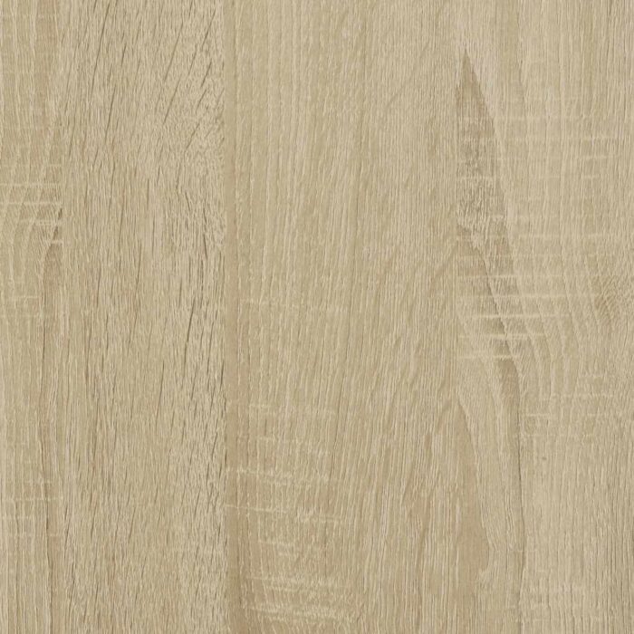 Table basse chêne sonoma 70x50x50 cm bois d'ingénierie et métal – Image 8