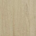 Table basse chêne sonoma 85x50x50 cm bois d'ingénierie et métal – Image 8