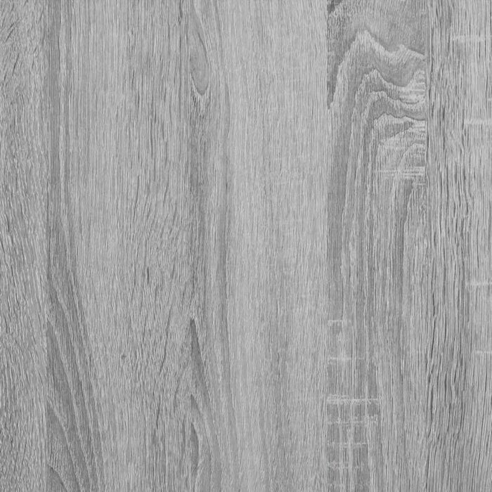 Table basse sonoma gris 85x50x50 cm bois d'ingénierie et métal – Image 8