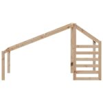 Toit de lit pour enfants 188x97x113 cm bois de pin massif – Image 2