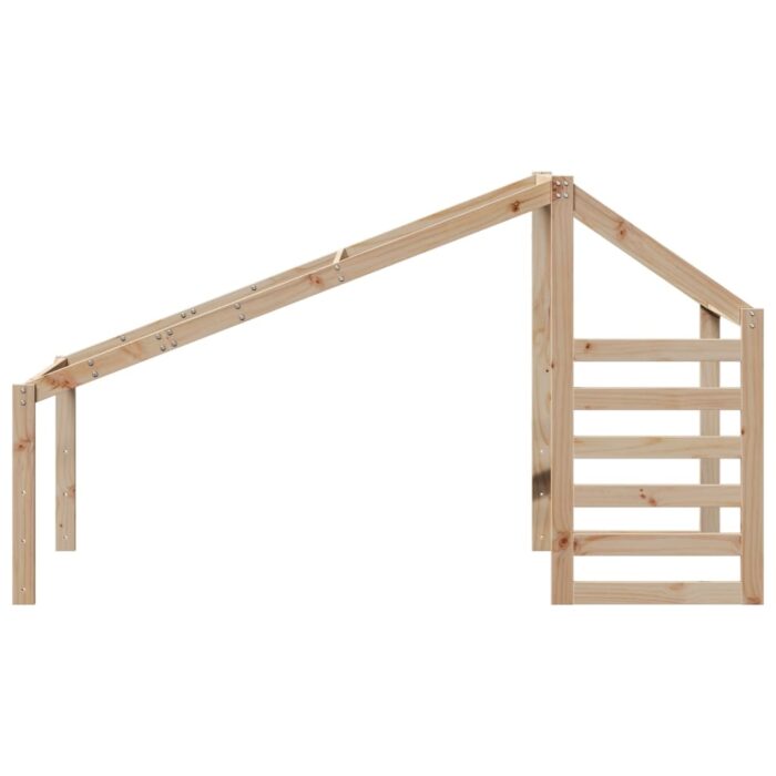 Toit de lit pour enfants 188x97x113 cm bois de pin massif – Image 2