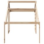 Toit de lit pour enfants 188x97x113 cm bois de pin massif – Image 3