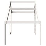 Toit de lit pour enfants blanc 188x97x113 cm bois de pin massif – Image 3
