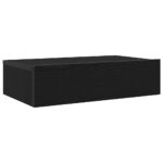 Meuble TV avec éclairage LED Chêne noir 60 x 35 x 15,5 cm – Image 4