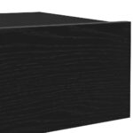 Meuble TV avec éclairage LED Chêne noir 60 x 35 x 15,5 cm – Image 9