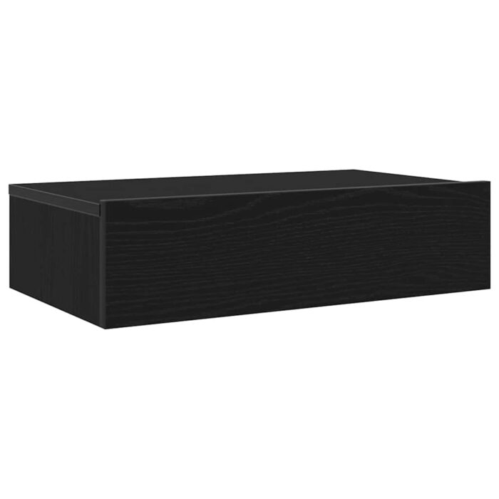 Meubles TV avec éclairage LED 2 pièces Chêne noir 60 x 35 x 15,5 cm – Image 4