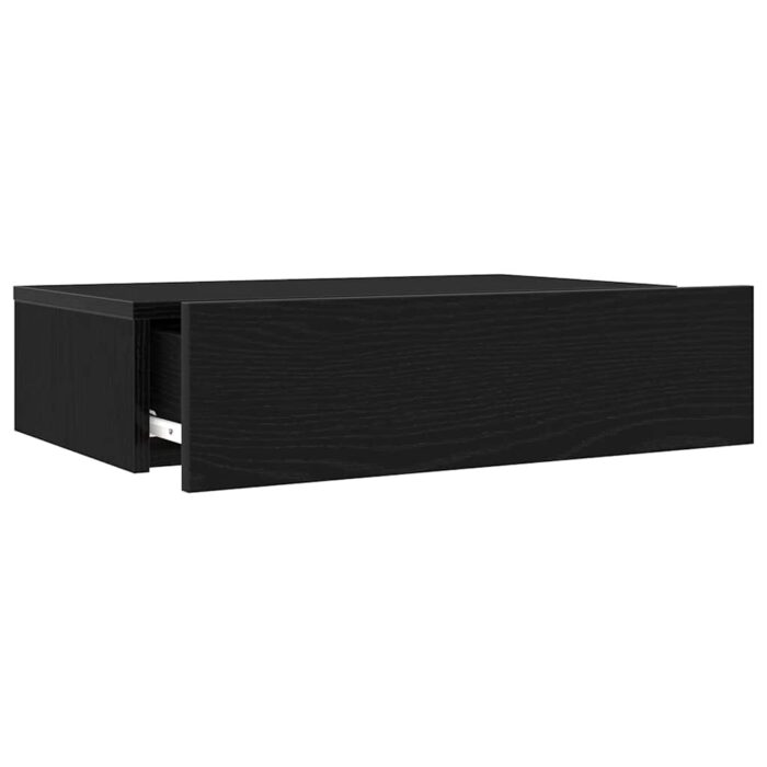 Meubles TV avec éclairage LED 2 pièces Chêne noir 60 x 35 x 15,5 cm – Image 5