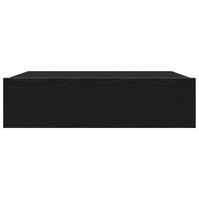 Meubles TV avec éclairage LED 2 pièces Chêne noir 60 x 35 x 15,5 cm – Image 6