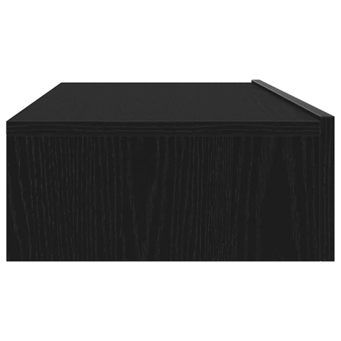 Meubles TV avec éclairage LED 2 pièces Chêne noir 60 x 35 x 15,5 cm – Image 7