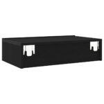 Meubles TV avec éclairage LED 2 pièces Chêne noir 60 x 35 x 15,5 cm – Image 8