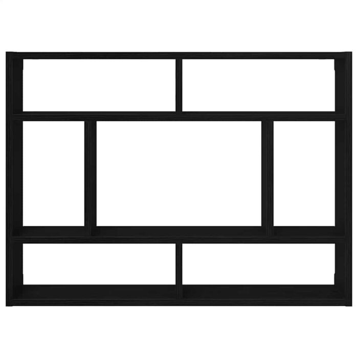 Étagère murale Chêne noir 75x16x55 cm Bois d'ingénierie – Image 3