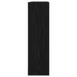 Étagère murale Chêne noir 75x16x55 cm Bois d'ingénierie – Image 4