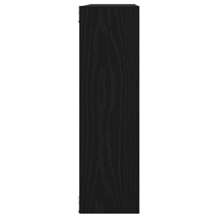 Étagère murale Chêne noir 75x16x55 cm Bois d'ingénierie – Image 4