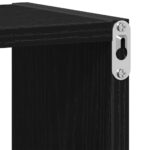Étagère murale Chêne noir 75x16x55 cm Bois d'ingénierie – Image 6