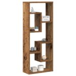 Étagère murale en bois ancien 36 x 16 x 90 cm Bois d'ingénierie – Image 2