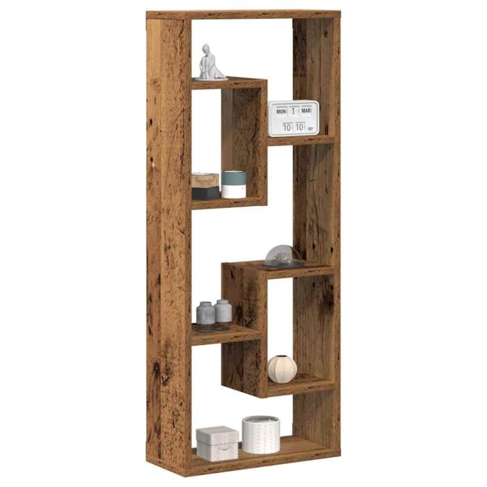 Étagère murale en bois ancien 36 x 16 x 90 cm Bois d'ingénierie – Image 2